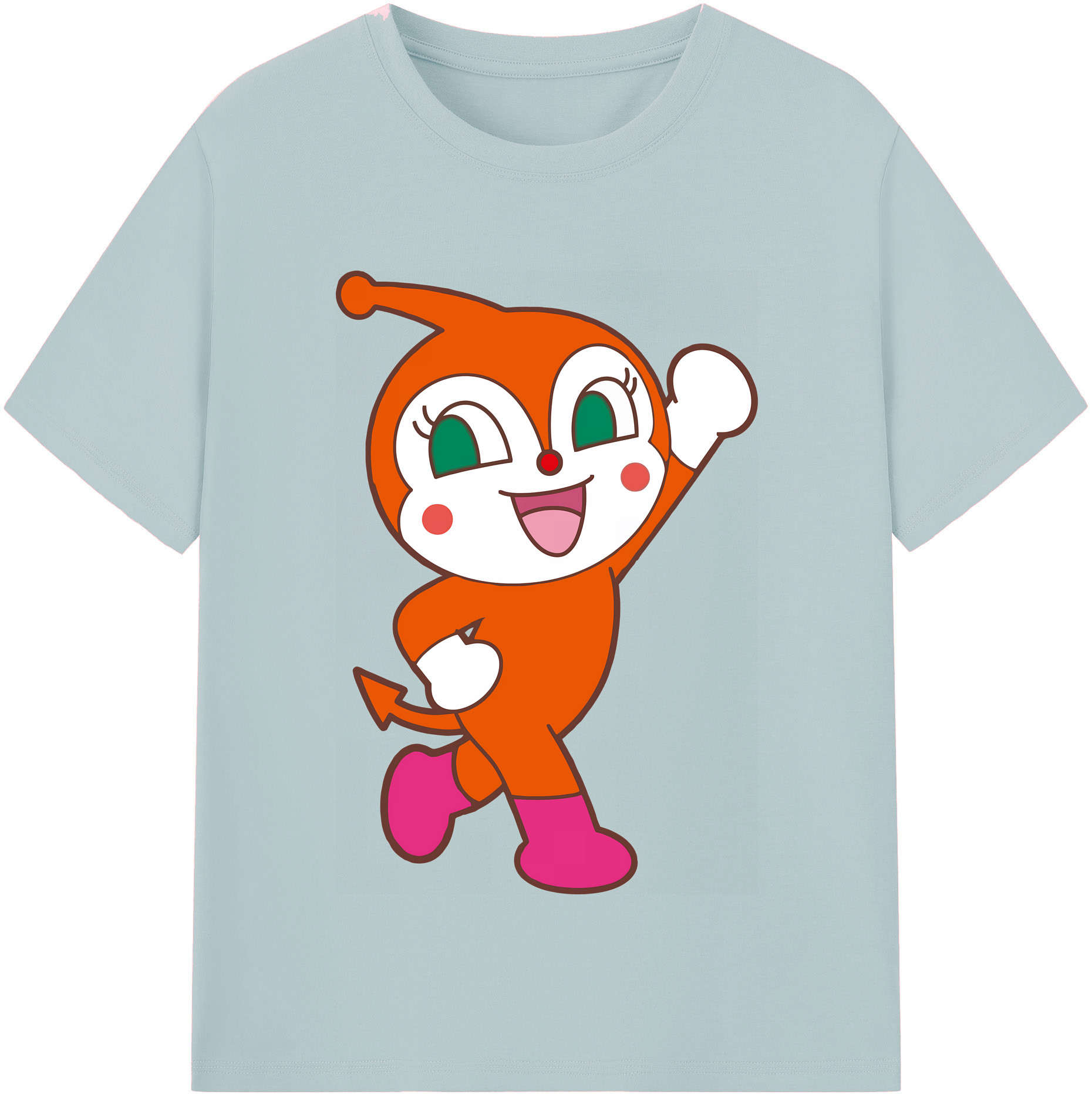 （画像用） アンパンマン Anpanman 綿100％半袖Tシャツ（フロントプリント）